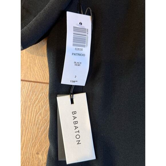 Aritzia Babaton Patricio Dress Black Size 2 NWT $138 Minimalist Preppy Career - Picture 9 of 11